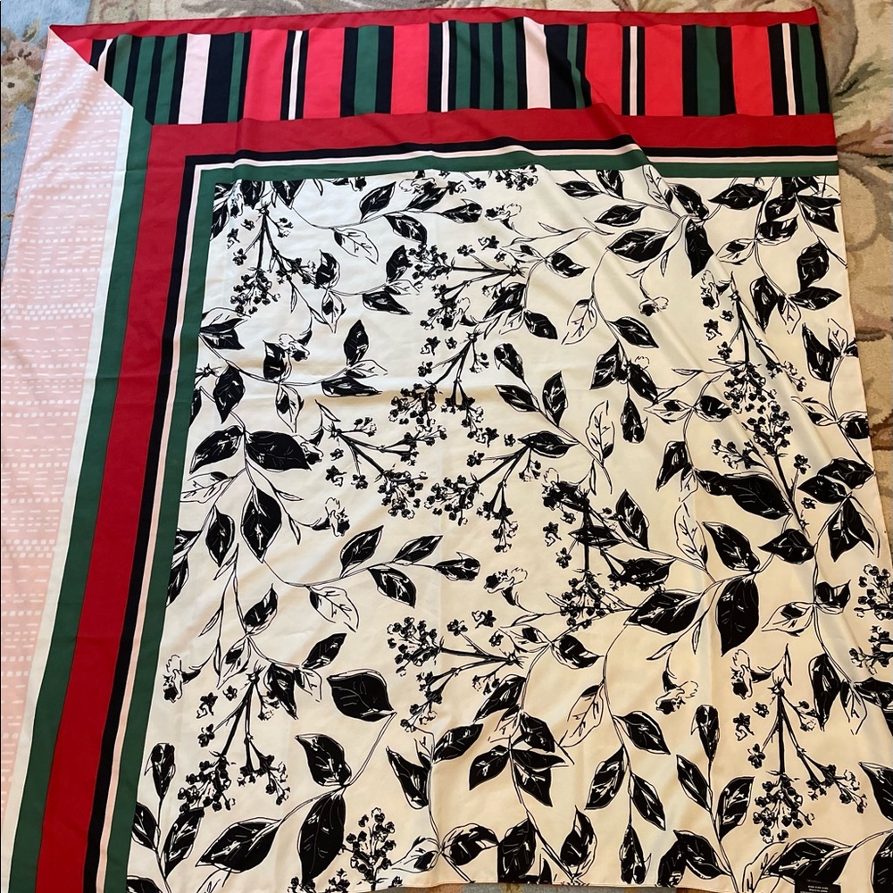 Zara large square scarf